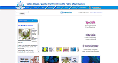 Desktop Screenshot of cottonclouds.com